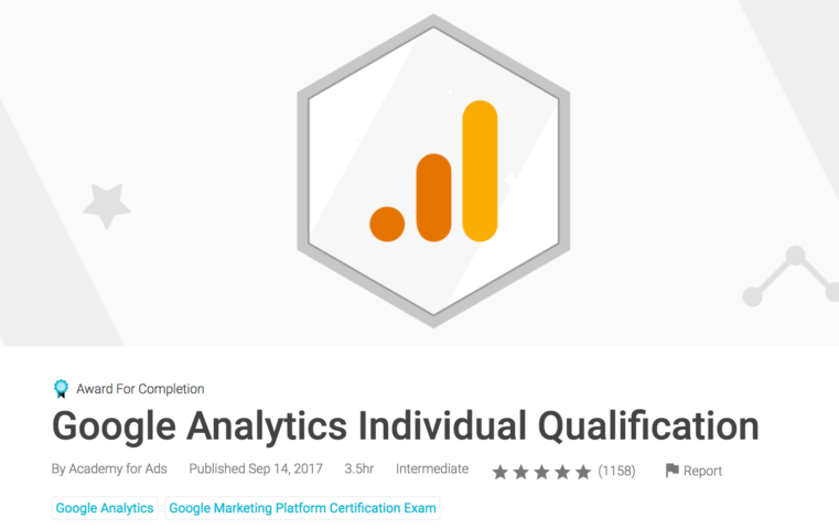 Google Analytics Individual Qualification Assessment