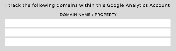 I track the following domains within this google analytics account